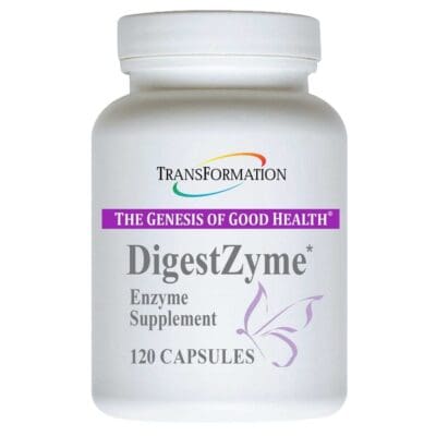 DigestZyme enzyme supplement, 120 capsules.