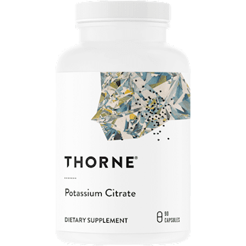 Here's an alt tag for the image: Thorne Potassium Citrate dietary supplement bottle.