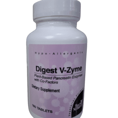 Digest V-Zyme: 180 tablets, hypoallergenic.