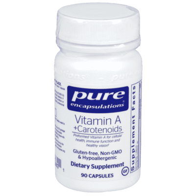 Pure Encapsulations Vitamin A + Carotenoids 90 Capsules.