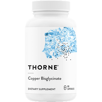 Here's an alt tag for the image: Thorne Copper Bisglycinate dietary supplement.