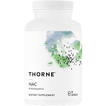 Here's an alt tag for the image: Thorne N-Acetylcysteine (NAC) dietary supplement.