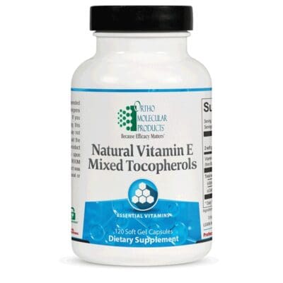 Natural Vitamin E, 120 softgels.