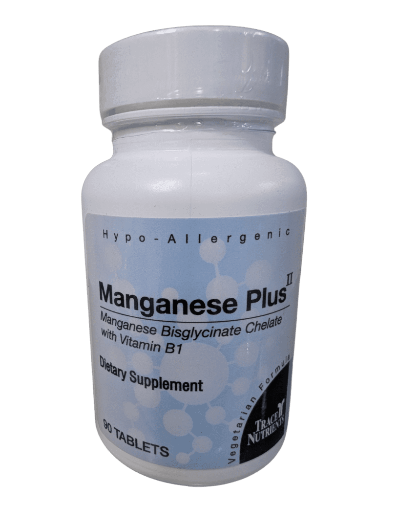 Manganese Plus II supplement, 90 tablets.