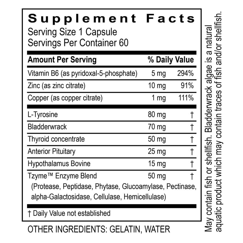 Supplement facts: vitamins and minerals.