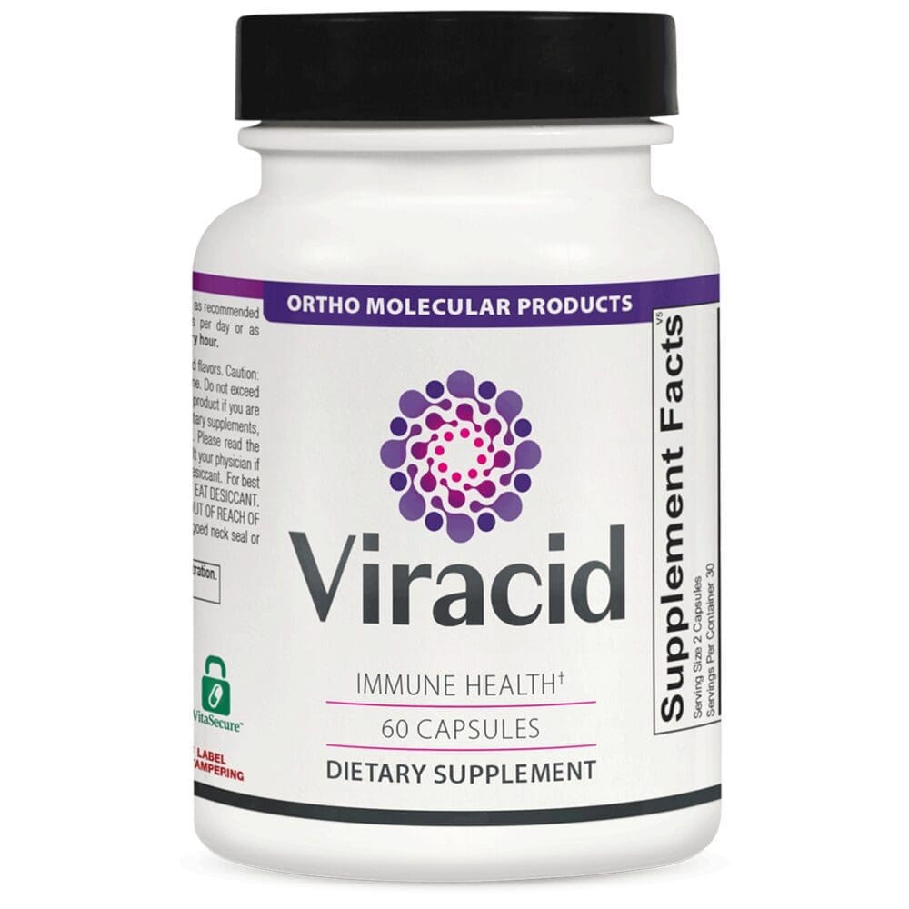Viracid: 60 immune health capsules.